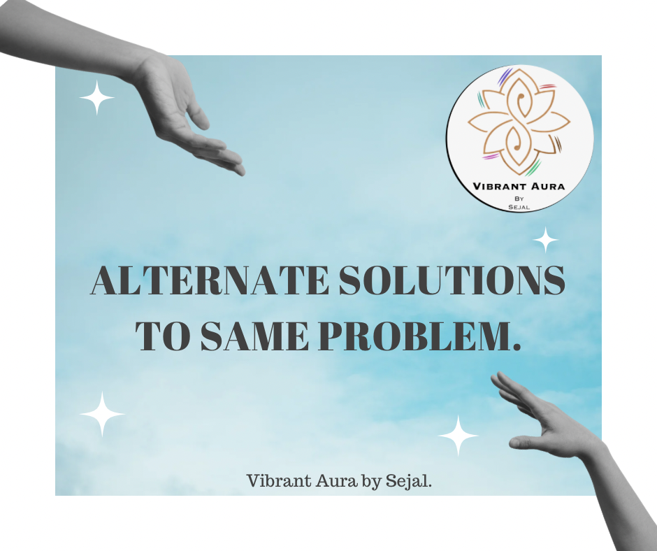 Alternate Solutions To Same Problem